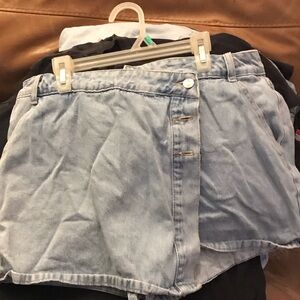 SHEIN Light Blue Jean Shorts
